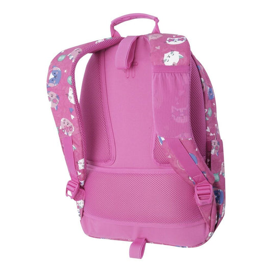 Imagen 2 - Mochila Fiesta Gatitos Acuareles 44Cm
