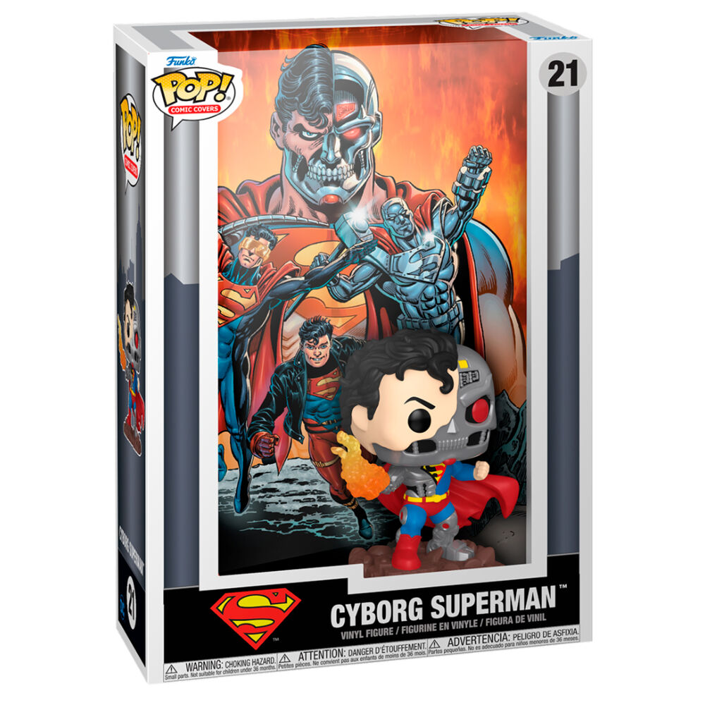 Imagen 1 - Figura Pop Comic Cover Dc Comics Cyborg Superman