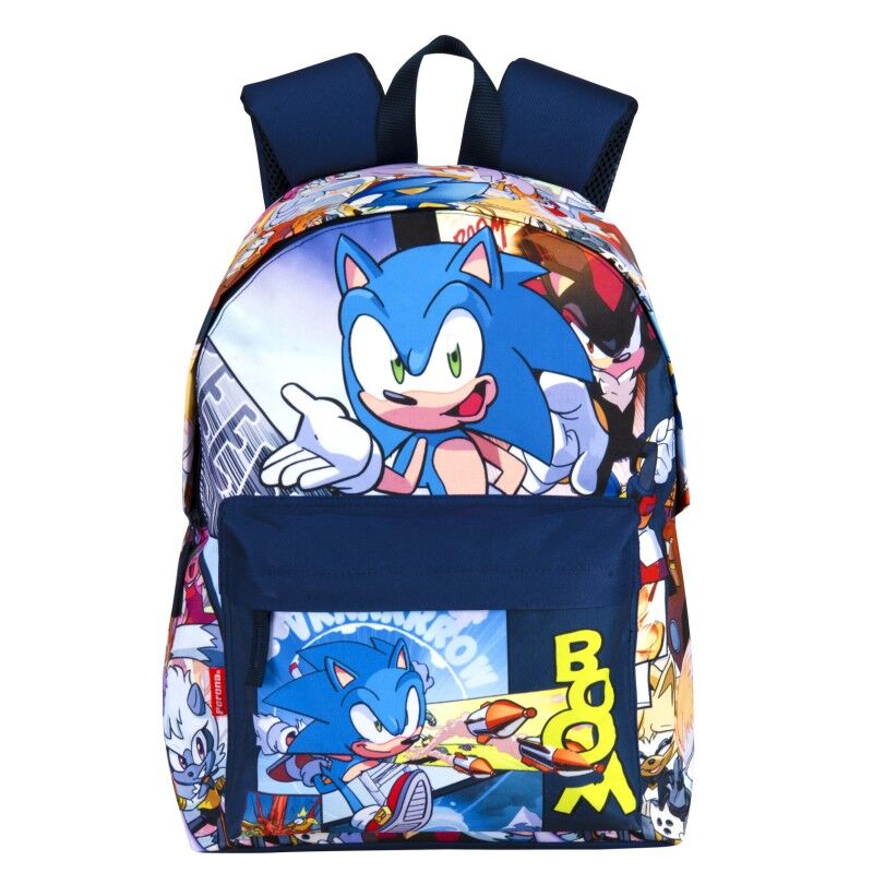 Imagen 1 - Mochila Sonic The Hedgehog Adaptable 42 Cm
