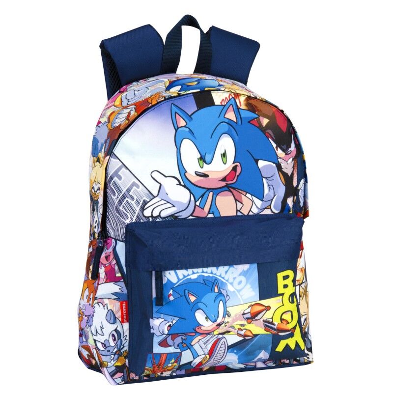 Imagen 3 - Mochila Sonic The Hedgehog Adaptable 42 Cm