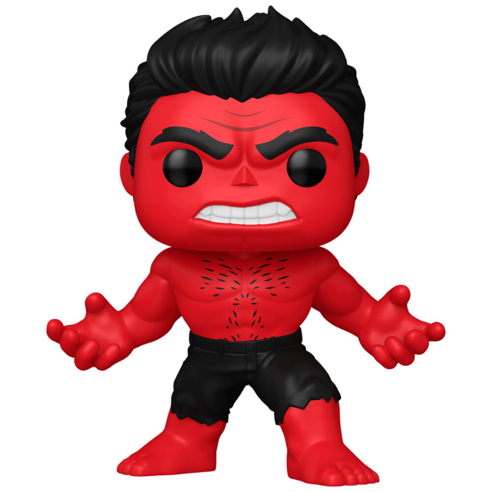 Imagen de Figura Pop Super Marvel Capitan America Brave New World Red Hulk parte de nuestra colección en Espadas y más, sitio oficial.