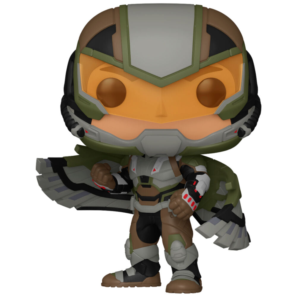 Imagen de Figura Pop Marvel Capitan America Brave New World Falcon parte de nuestra colección en Espadas y más, sitio oficial.