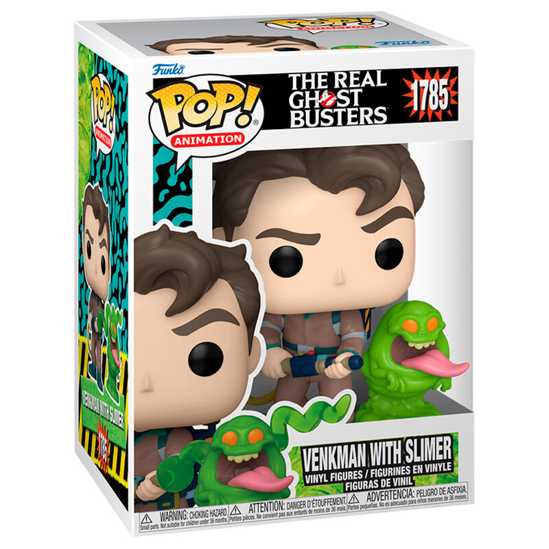 Imagen 1 - Figura Pop Los Autenticos Cazafantasmas Venkman With Slimer