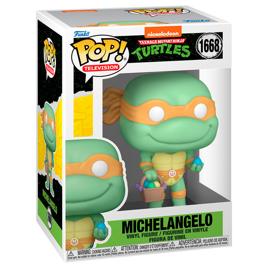 Imagen 1 - Figura Pop Tortugas Ninja Michelangelo Conejo De Pascua
