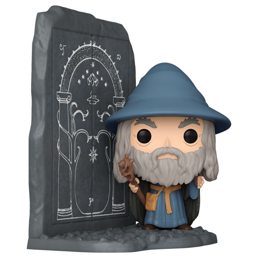 Imagen 2 - Figura Pop Deluxe El Señor De Los Anillos Gandalf With Doors Of Durin