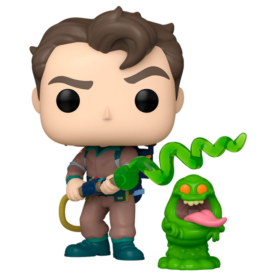 Imagen 2 - Figura Pop Los Autenticos Cazafantasmas Venkman With Slimer