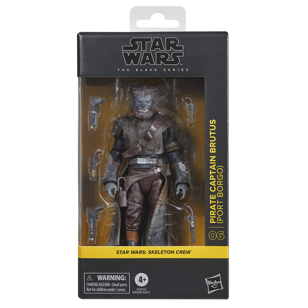 Imagen 1 - Figura Pirate Captain Brutus Port Borgo Skeleton Crew Star Wars 15Cm