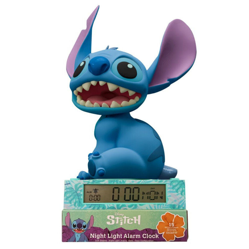 Imagen 3 - Lampara 3D Con Despertador Stitch Disney