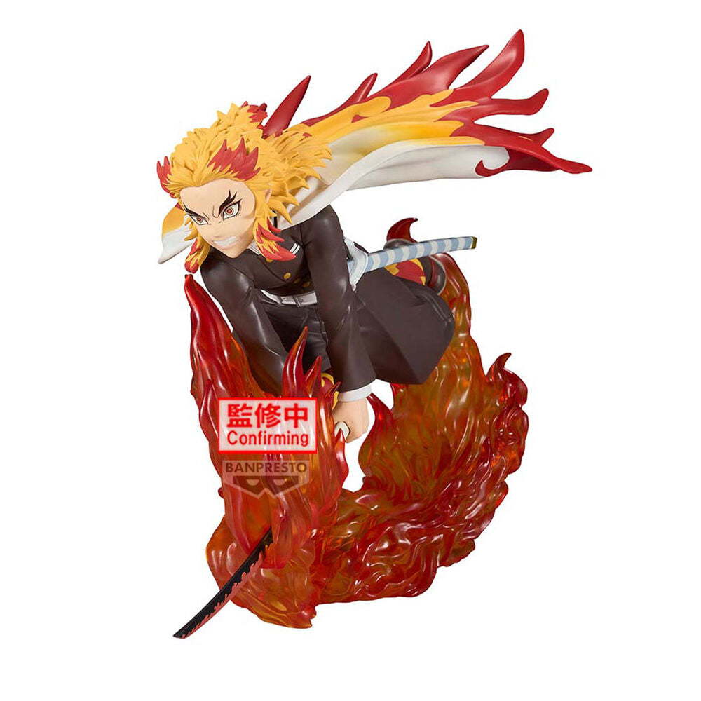 Imagen 1 - Figura Kyojuro Rengoku Vibration Stars Demon Slayer Kimetsu No Yaiba 14Cm