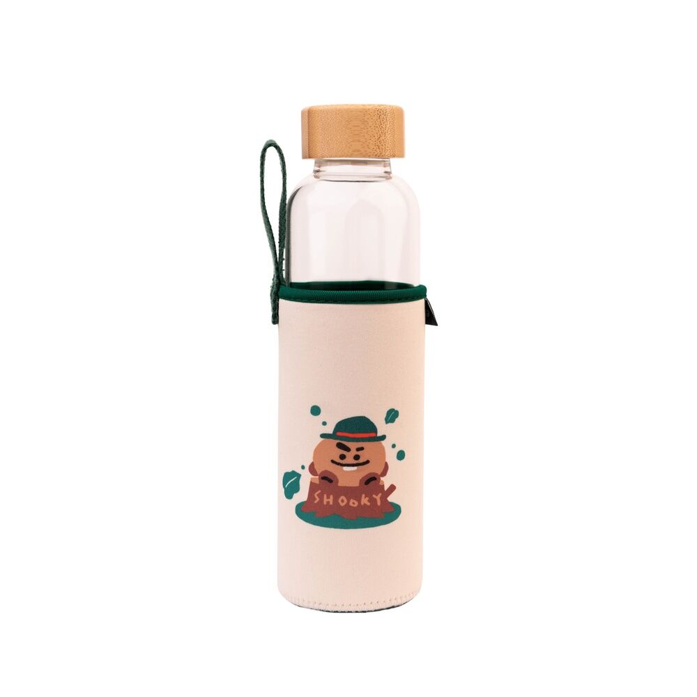Imagen de Botella Cristal Shooky Bt21 parte de nuestra colección en Espadas y más, sitio oficial.