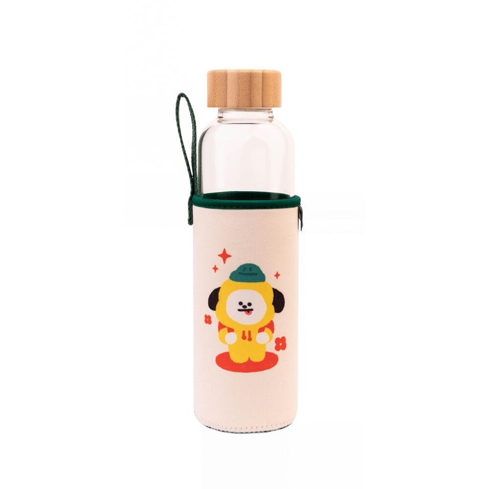 Imagen de Botella Cristal Chimmy Bt21 parte de nuestra colección en Espadas y más, sitio oficial.