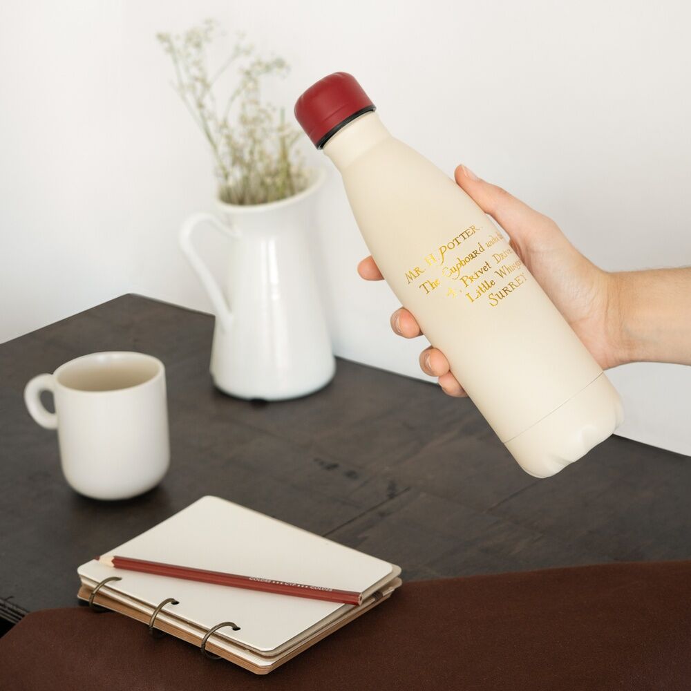 Imagen de Botella Acero Inoxidable Hedwig Harry Potter 500Ml parte de nuestra colección en Espadas y más, sitio oficial.