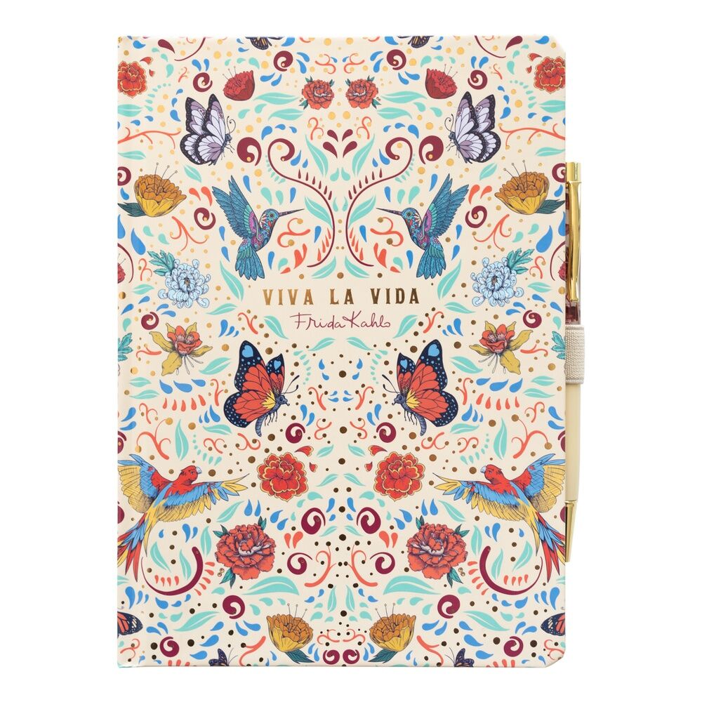 Imagen 2 - Set Cuaderno A5 + Boligrafo Frida Kahlo