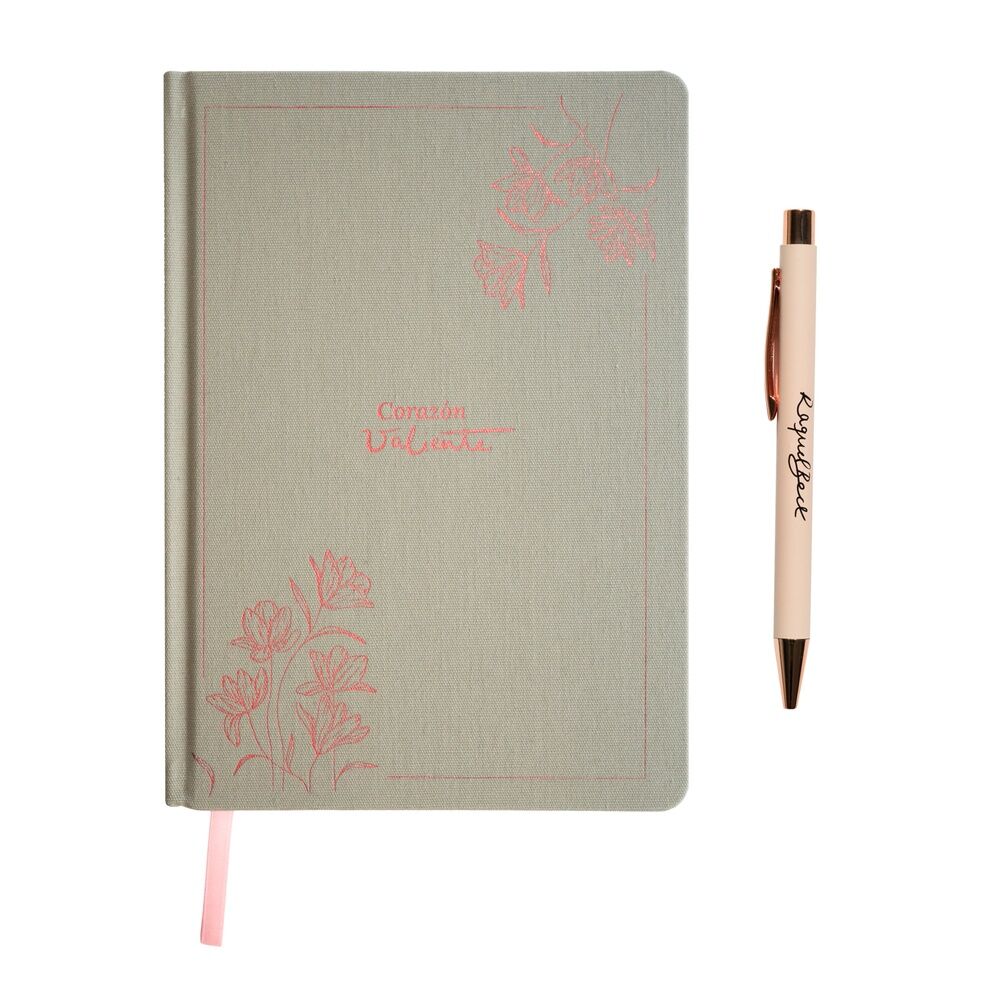 Imagen 1 - Set Cuaderno A5 + Boligrafo Raquel Beck