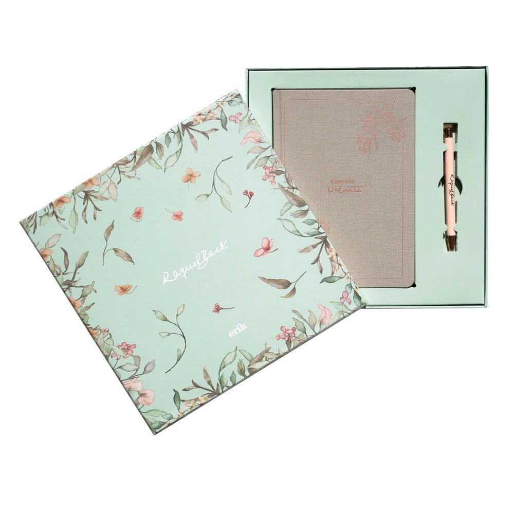 Imagen 2 - Set Cuaderno A5 + Boligrafo Raquel Beck