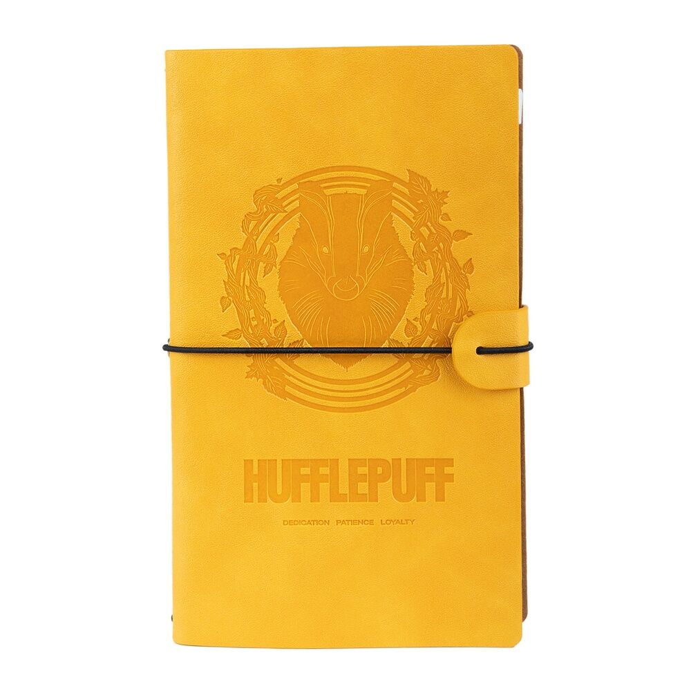 Imagen de Cuaderno De Viaje Hufflepuff Harry Potter parte de nuestra colección en Espadas y más, sitio oficial.