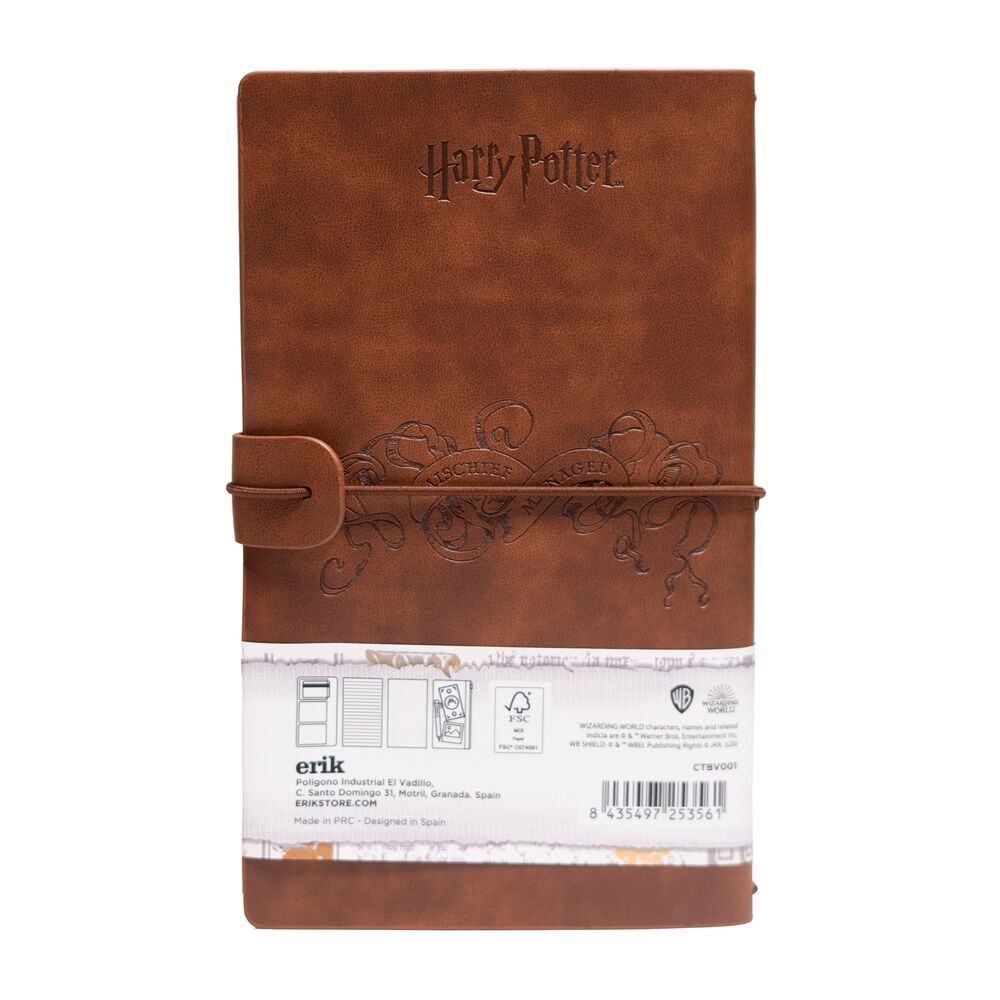 Imagen 2 - Cuaderno De Viaje Mapa Merodeador Harry Potter
