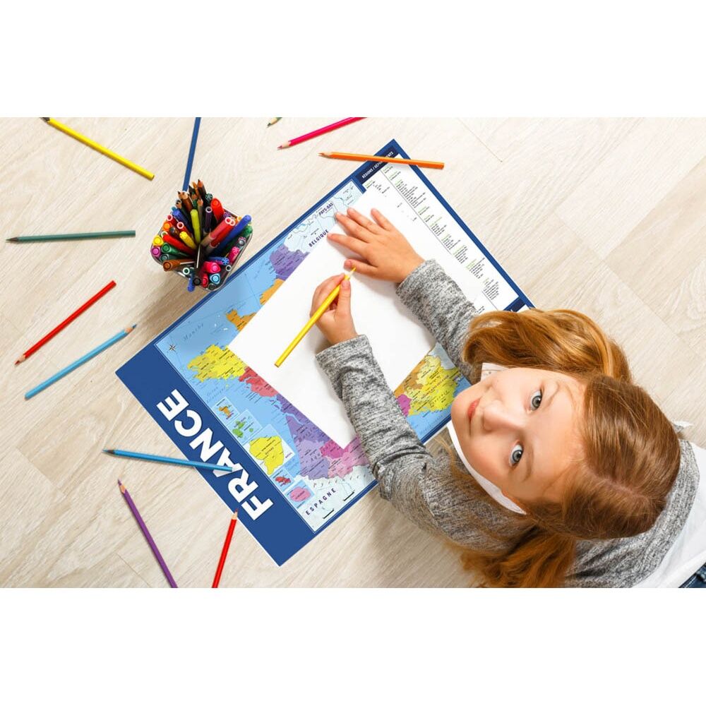 Imagen de Vade Tapete Escritorio Mapa Francia Frances parte de nuestra colección en Espadas y más, sitio oficial.