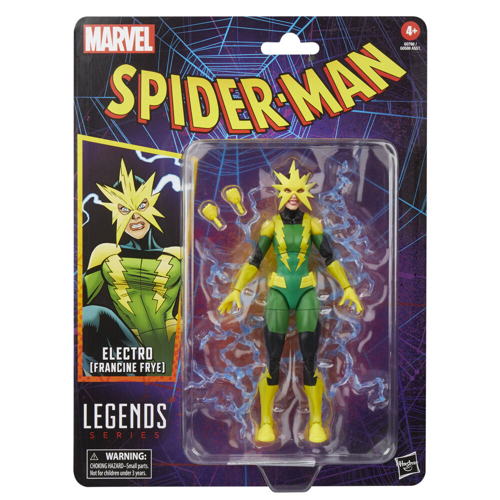 Imagen 4 - Figura Electro Francine Frye Spider-man Marvel 15Cm