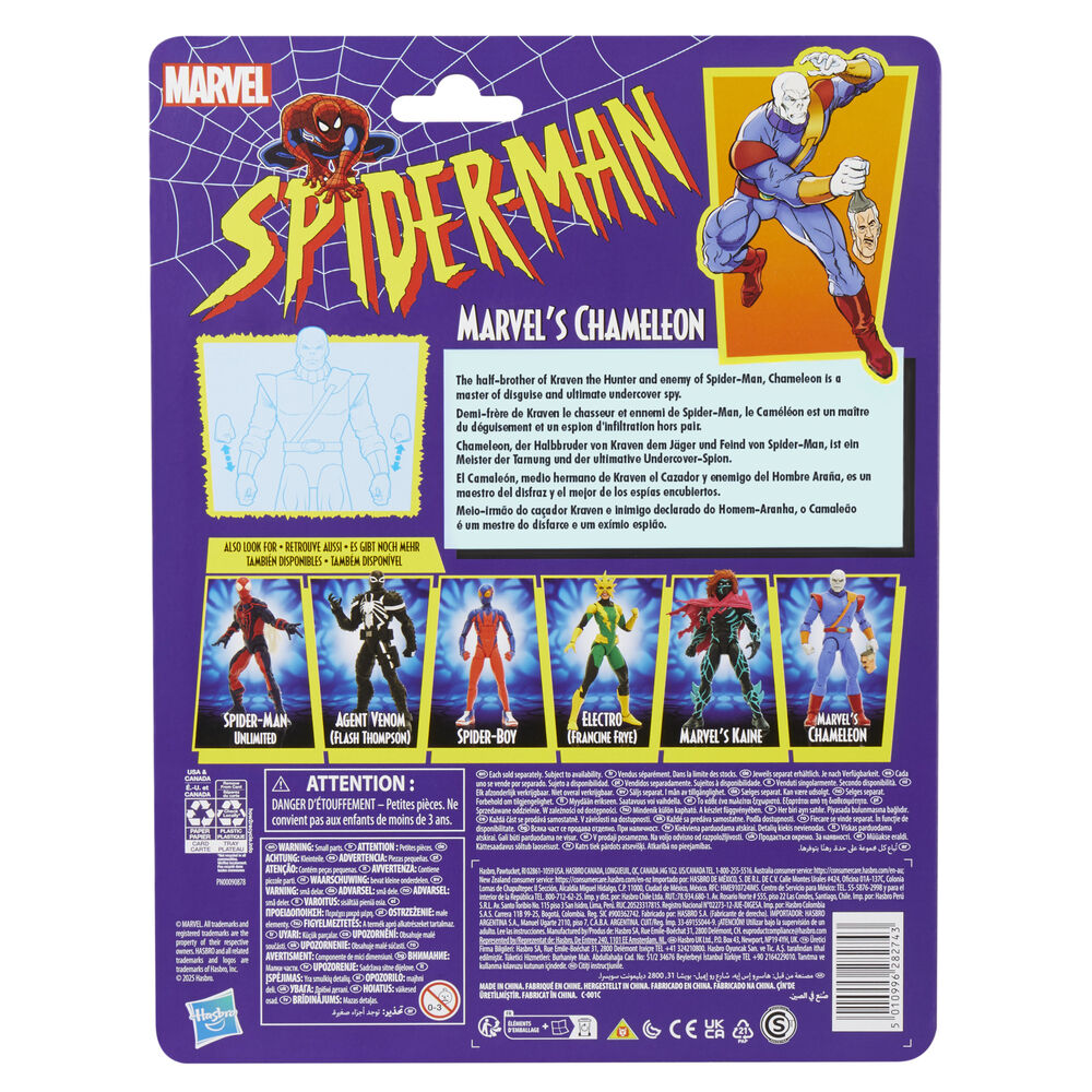 Imagen 10 - Figura Marvel's Chameleon Spider-man Marvel Comics 15Cm