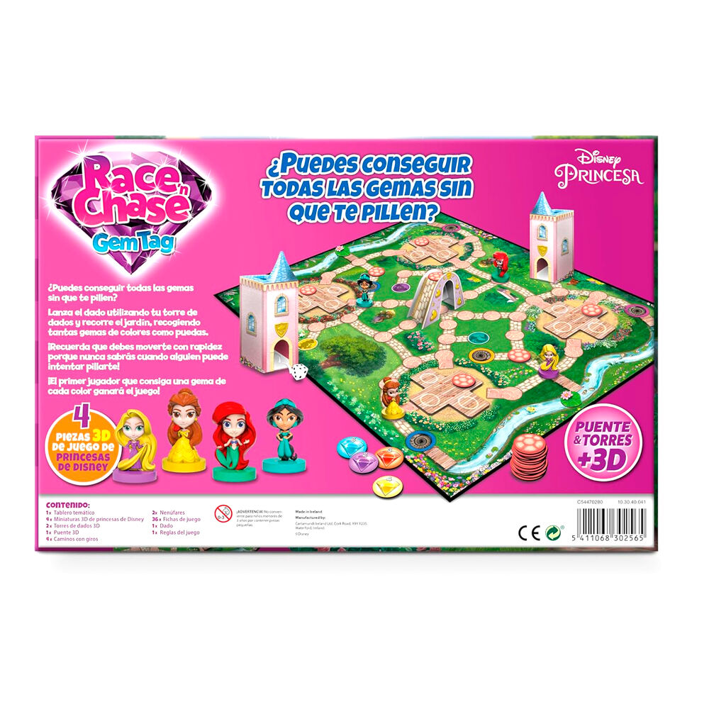 Imagen 4 - Juego Mesa Race Chase Princesas Disney