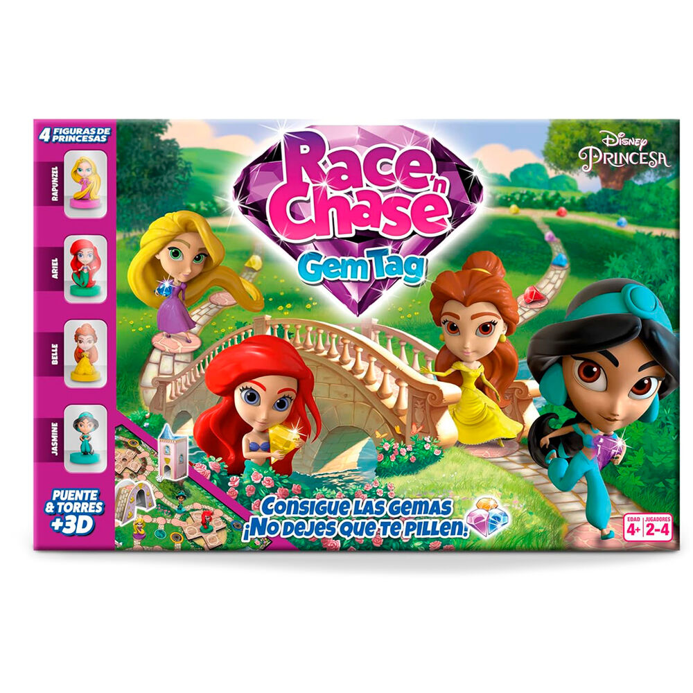 Imagen 5 - Juego Mesa Race Chase Princesas Disney