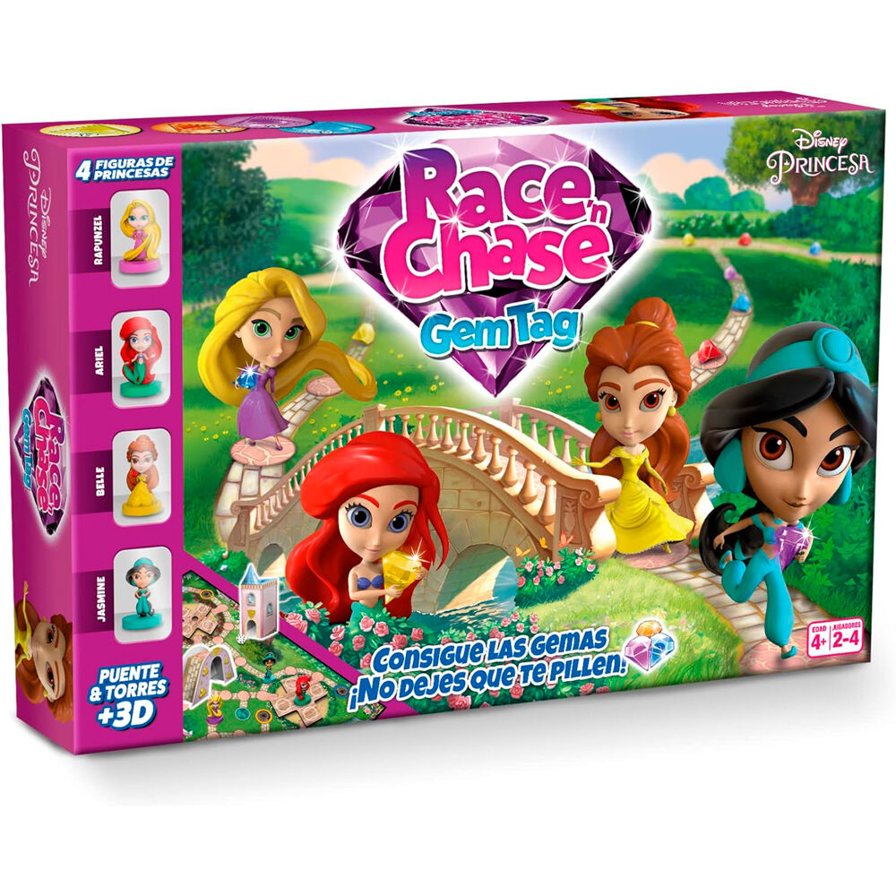 Imagen 2 - Juego Mesa Race Chase Princesas Disney