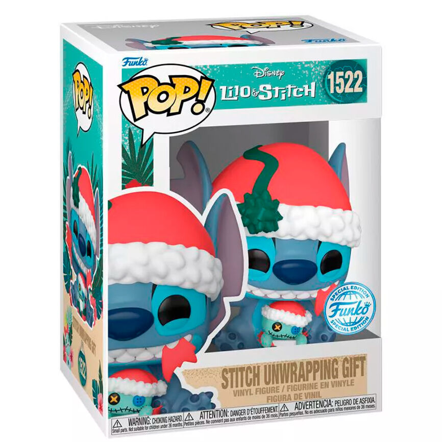 Imagen de Figura Pop Disney Lilo & Stitch - Stitch Unwrapping Gift parte de nuestra colección en Espadas y más, sitio oficial.