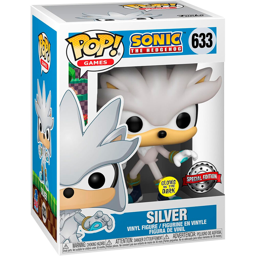 Imagen 2 de Figura Pop Sonic The Hedgehog Silver Exclusive