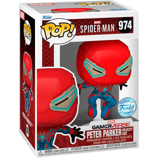 Imagen de Figura Pop Marvel Spider-Man Peter Parker Exclusive parte de nuestra colección en Espadas y más, sitio oficial.