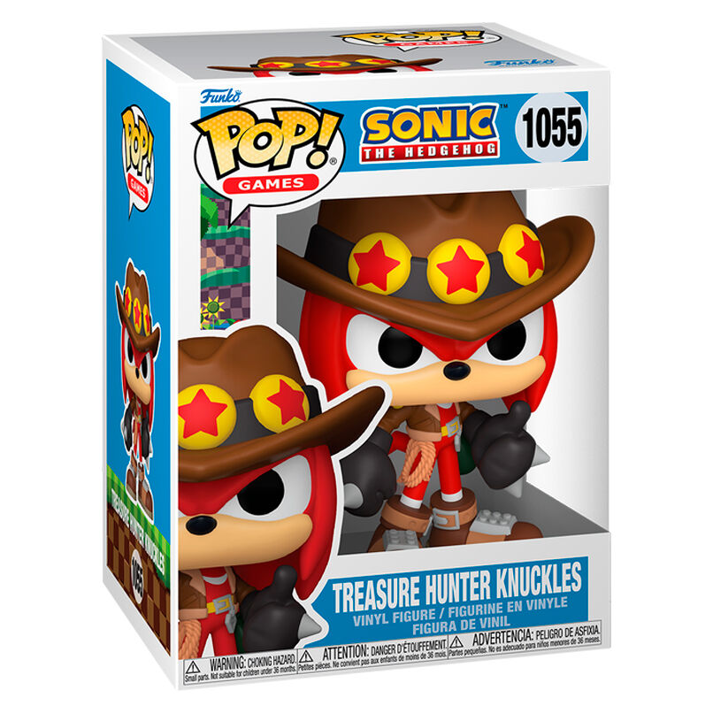 Imagen de Figura Pop Sonic The Hedgehog Treasure Hunter Knuckles parte de nuestra colección en Espadas y más, sitio oficial.