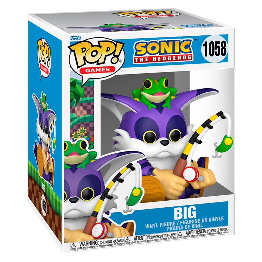 Imagen de Figura Pop Super Sonic The Hedgehog Big parte de nuestra colección en Espadas y más, sitio oficial.