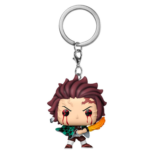 Imagen de Llavero Pocket Pop Demon Slayer Kimetsu No Yaiba Tanjiro Kamado 2 parte de nuestra colección en Espadas y más, sitio oficial.