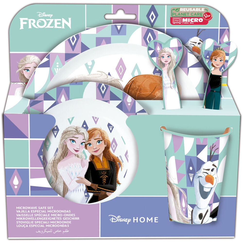 Imagen 1 de Set Vajilla Frozen Disney 5Pzs