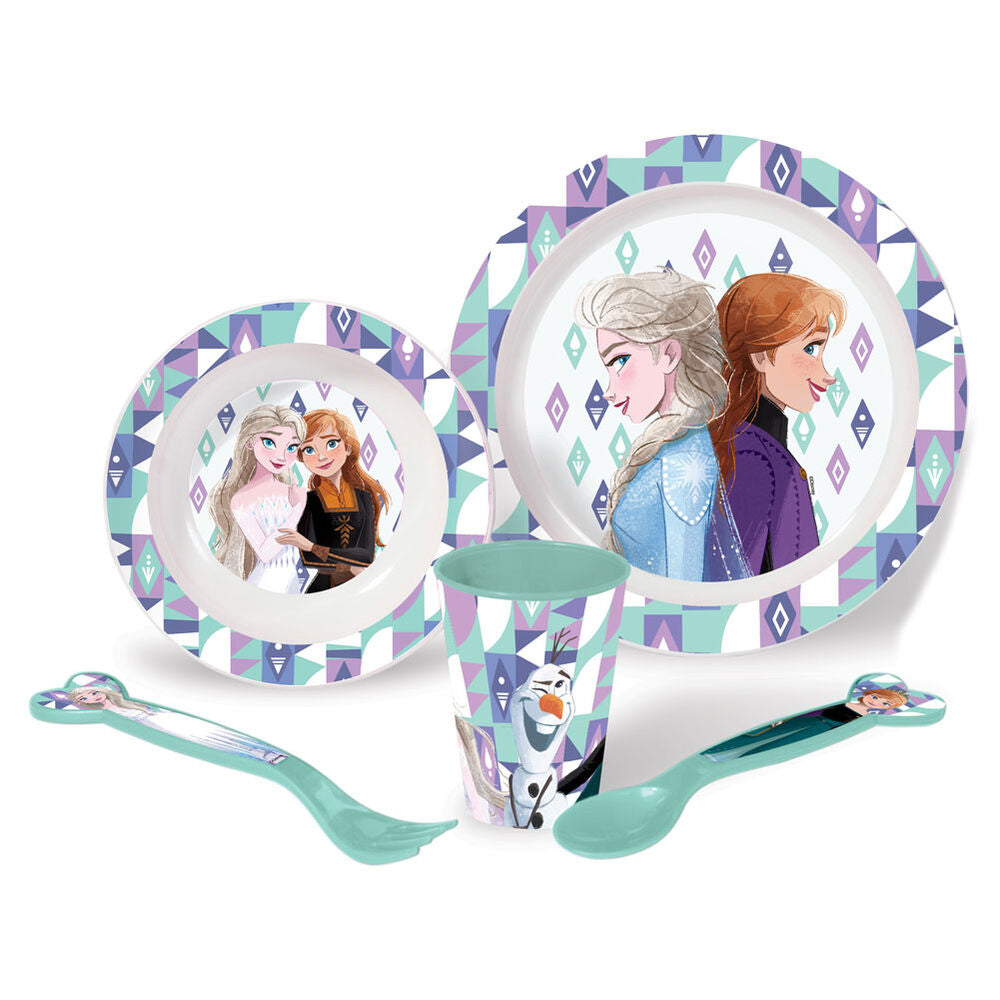 Imagen 2 de Set Vajilla Frozen Disney 5Pzs