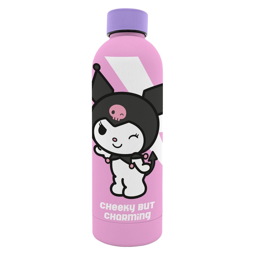 Imagen 1 de Botella Acero Inoxidable Kuromi Hello Kitty 800Ml
