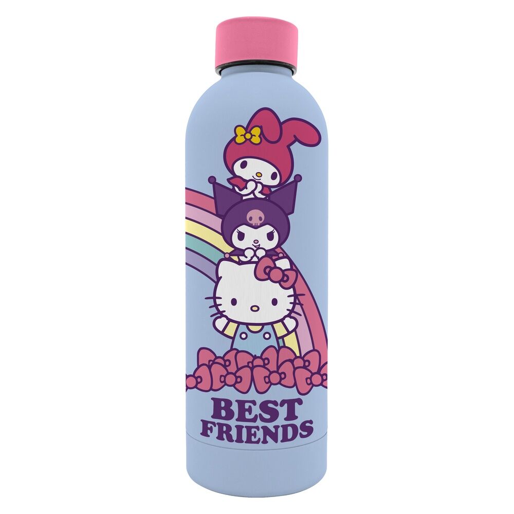 Imagen de Botella Acero Inoxidable Hello Kitty And Friends 800Ml parte de nuestra colección en Espadas y más, sitio oficial.