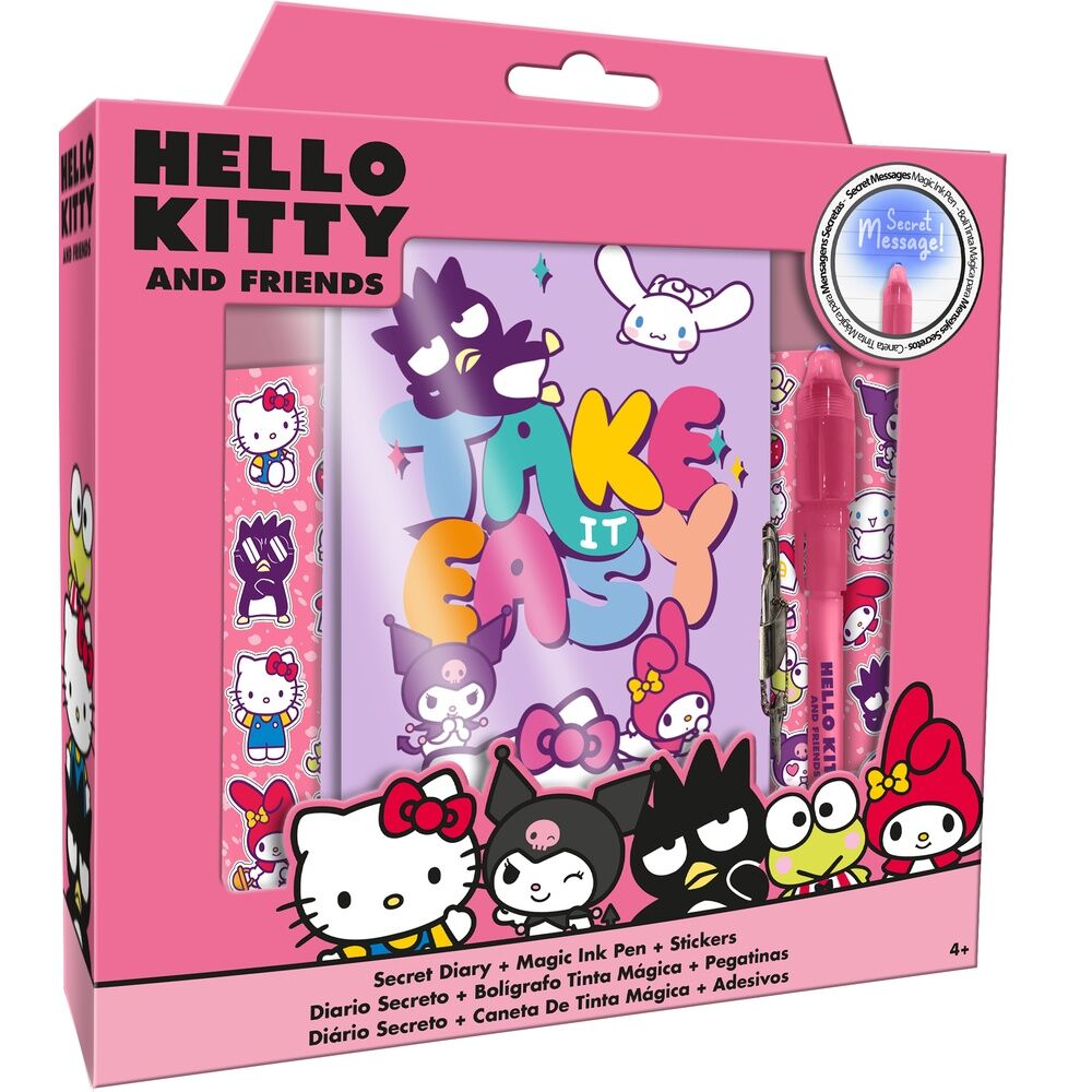 Imagen 1 de Diario + Boligrafo Magico Hello Kitty And Friends