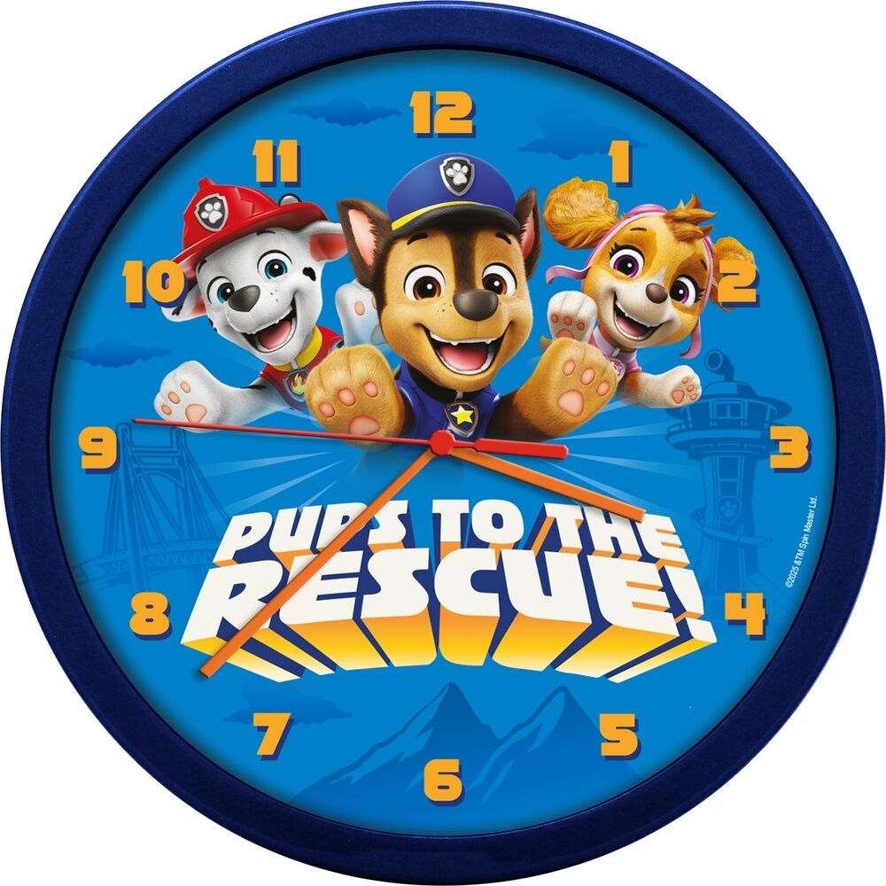 Imagen 1 de Reloj Pared Patrulla Canina Paw Patrol 2