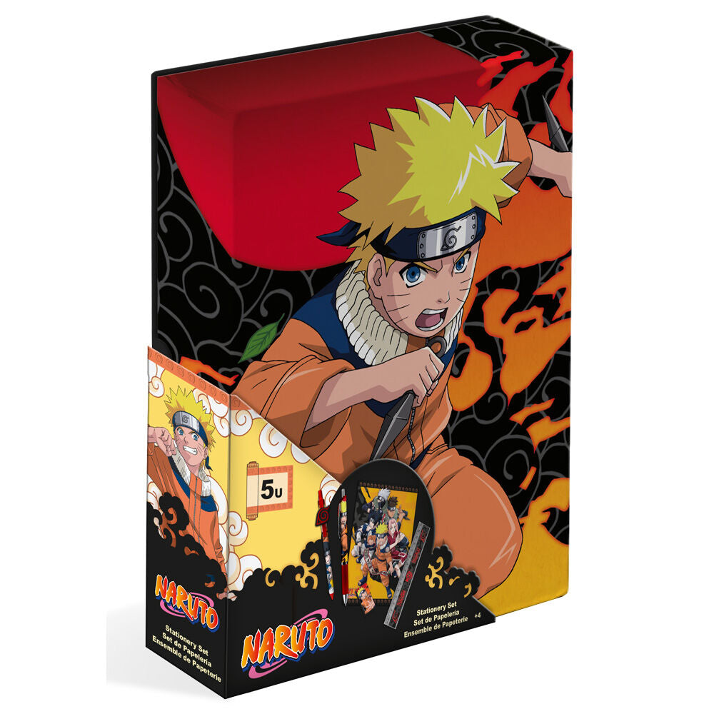 Imagen 1 de Set Papeleria Naruto Shippuden 5Pzs