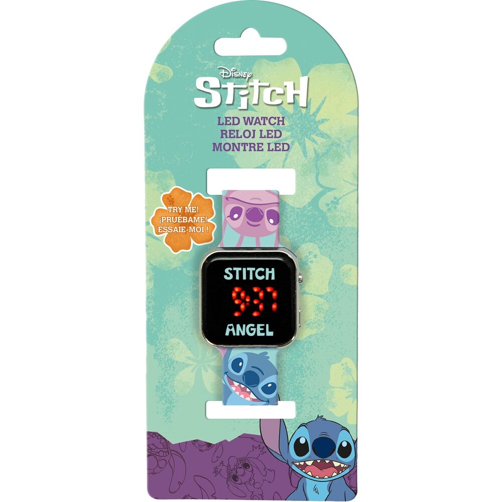 Imagen de Reloj Led Stitch Disney 4 parte de nuestra colección en Espadas y más, sitio oficial.