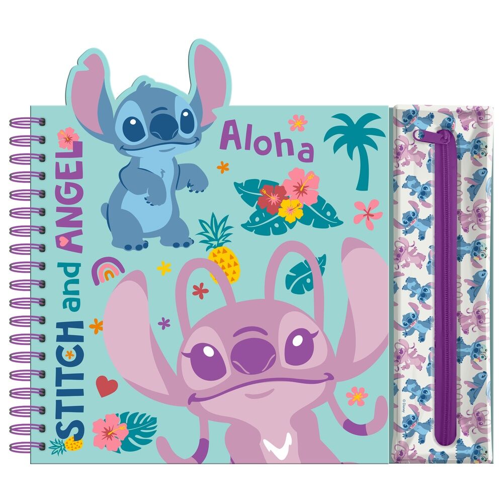 Imagen 1 de Cuaderno Actividades Con Estuche Removible Stitch Disney