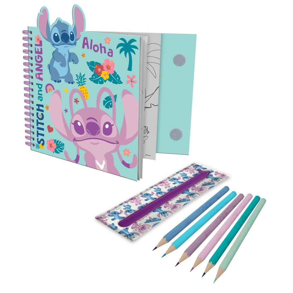 Imagen 2 de Cuaderno Actividades Con Estuche Removible Stitch Disney