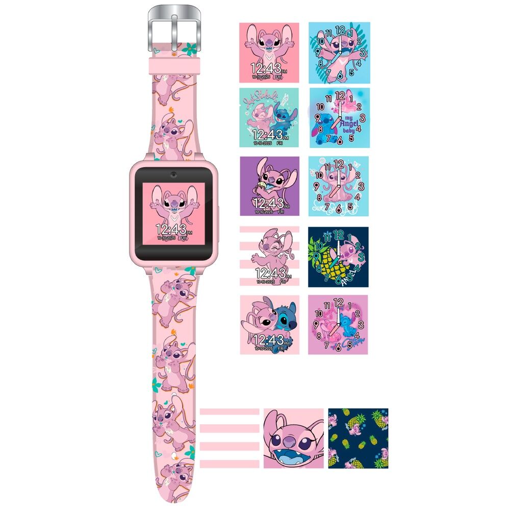 Imagen de Reloj Inteligente Angel Stitch Disney parte de nuestra colección en Espadas y más, sitio oficial.