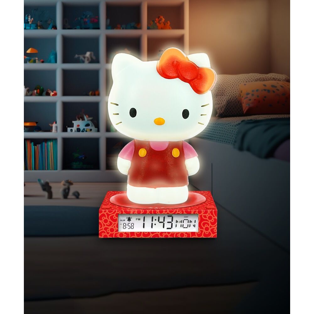 Imagen de Lampara 3D Con Despertador Hello Kitty And Friends parte de nuestra colección en Espadas y más, sitio oficial.