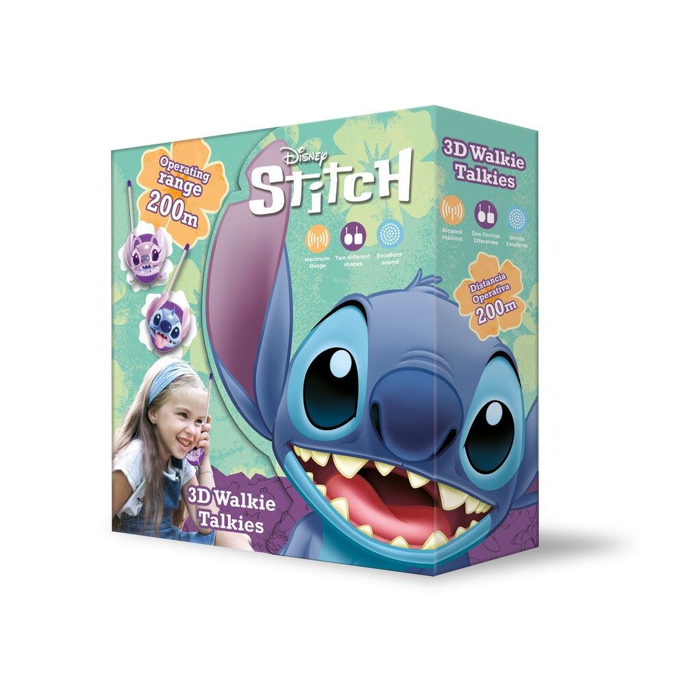 Imagen de Walkie Talkie Stitch Disney parte de nuestra colección en Espadas y más, sitio oficial.