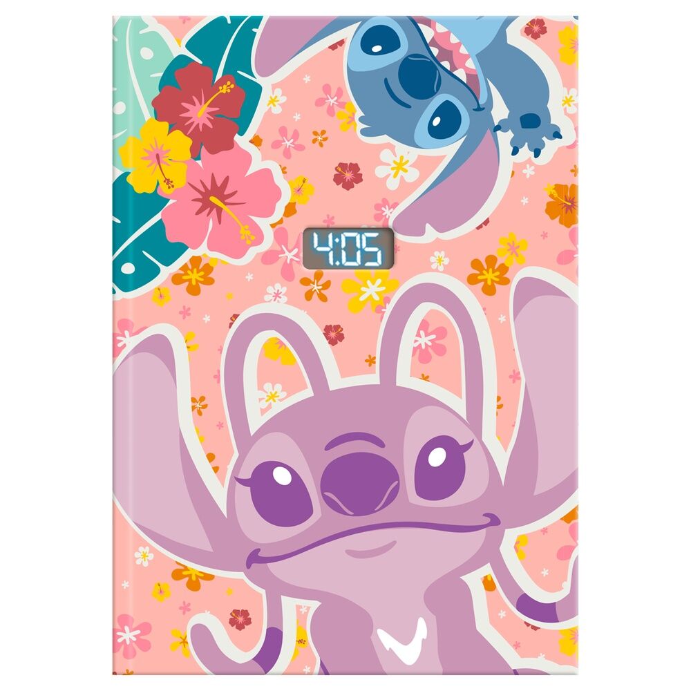 Imagen de Cuaderno Con Reloj Led Stitch Disney parte de nuestra colección en Espadas y más, sitio oficial.
