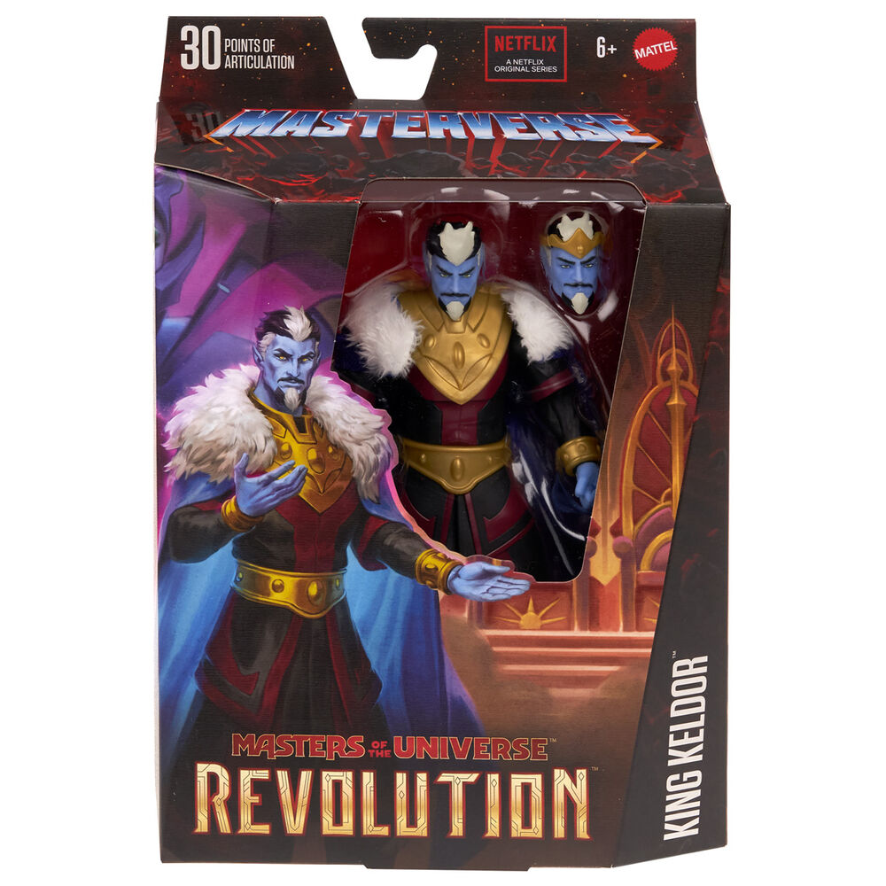 Imagen 2 de Figura King Keldor Revolution Masters Of The Universe 17Cm