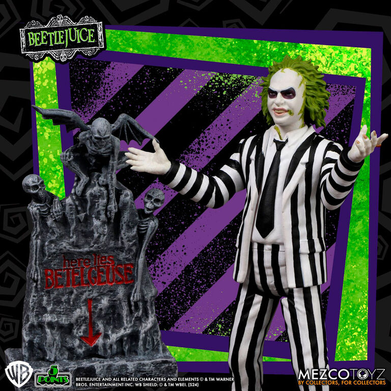 Imagen 2 de Figura Beetlejuice Striped Suite Beetlejuice 9,5Cm
