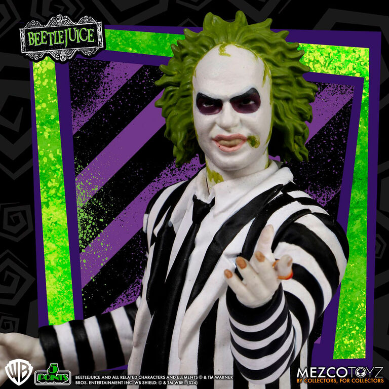 Imagen 3 de Figura Beetlejuice Striped Suite Beetlejuice 9,5Cm